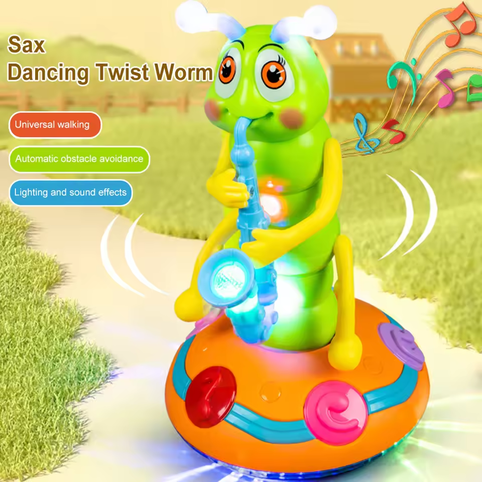 Gifted Child™ | Musical Dancing Saxophone Caterpillar Toy Electric LED