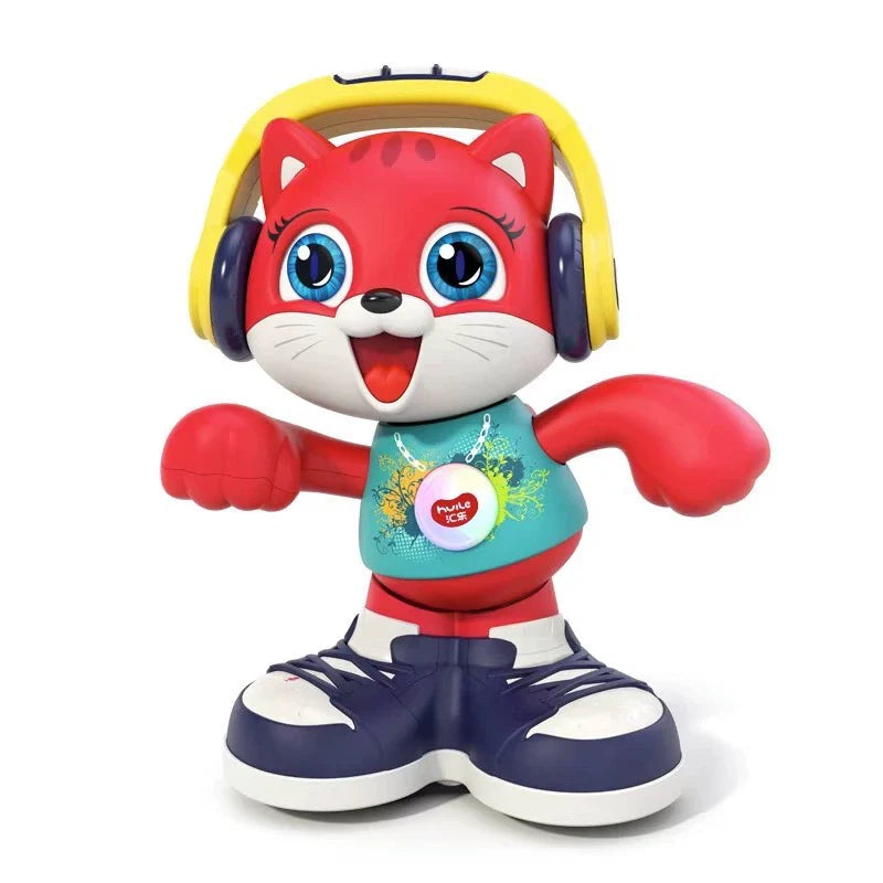 A Gifted Child™ Interactive Dancing Cat Toy – Sings, Repeats & Grooves! Perfect for Kids Ages 0-5