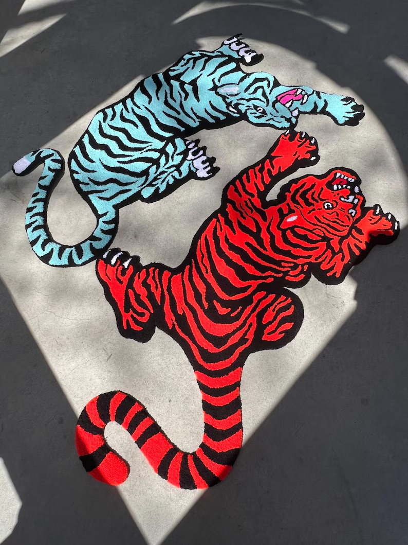Gifted Child™ | Premium Handmade Embroidered Rug – Soft, Durable & Elegant Home Décor