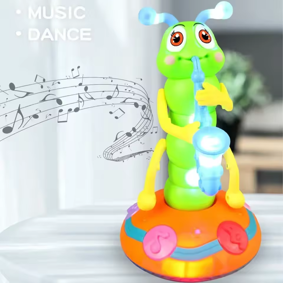 Gifted Child™ | Musical Dancing Saxophone Caterpillar Toy Electric LED