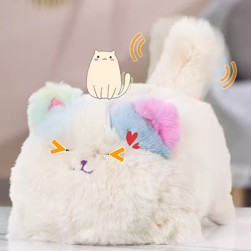 Gifted Child™ | Cute plush cat toy creative simulation cartoon cat learns to talk tail tail blink