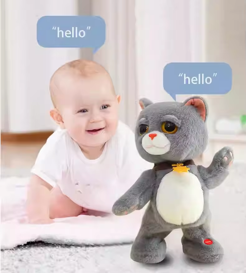 Gifted Child™ | Dancing Tom Cat Electronic Toy Talking Singing Pet Interactive Realistic