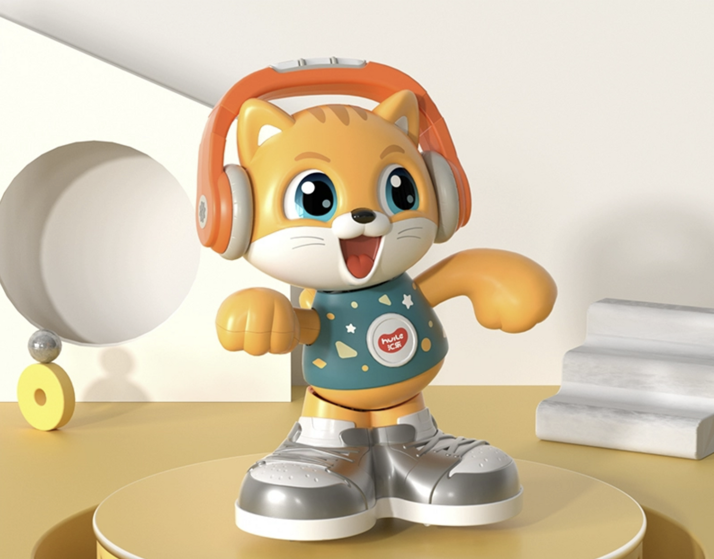A Gifted Child™ Interactive Dancing Cat Toy – Sings, Repeats & Grooves! Perfect for Kids Ages 0-5