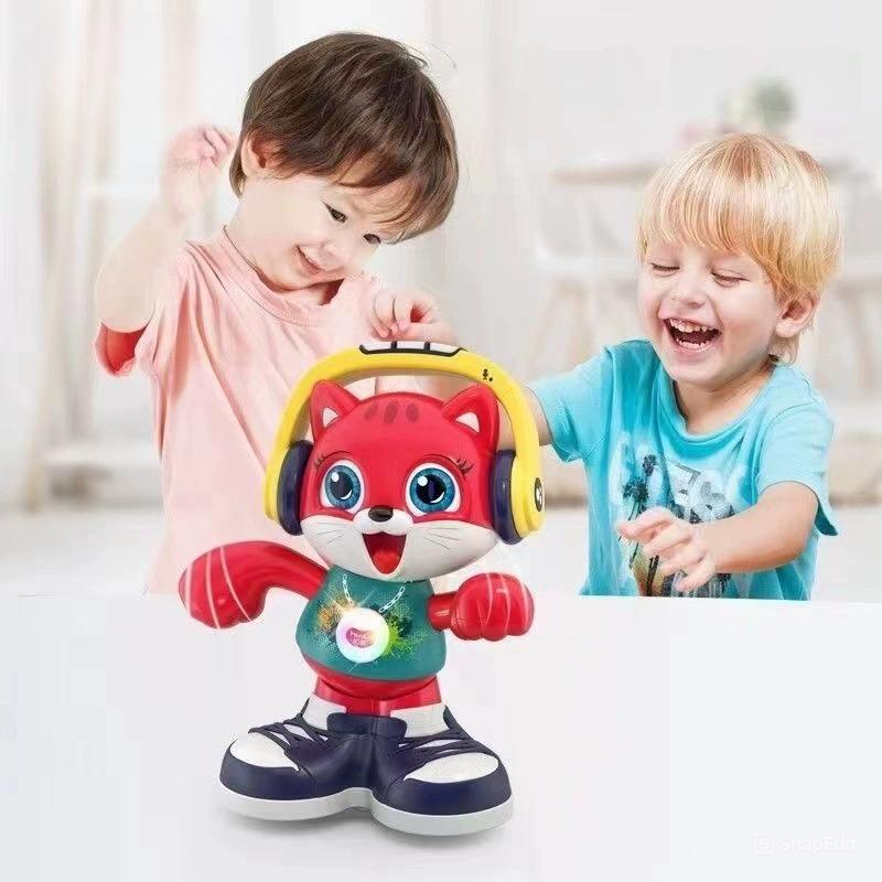 A Gifted Child™ Interactive Dancing Cat Toy – Sings, Repeats & Grooves! Perfect for Kids Ages 0-5