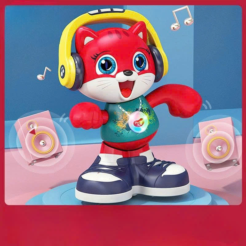 A Gifted Child™ Interactive Dancing Cat Toy – Sings, Repeats & Grooves! Perfect for Kids Ages 0-5