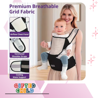 Gifted Child™ | Ergonomic Baby Carrier for Newborns and Toddlers – Breathable & Adjustable Design