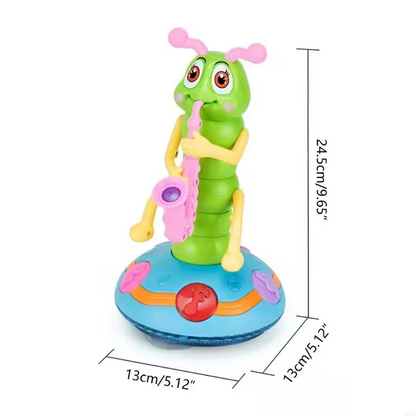 Gifted Child™ | Musical Dancing Saxophone Caterpillar Toy Electric LED