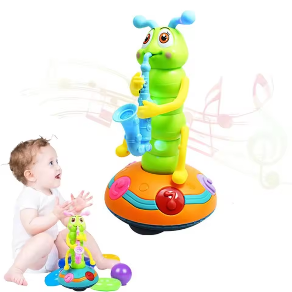 Gifted Child™ | Musical Dancing Saxophone Caterpillar Toy Electric LED