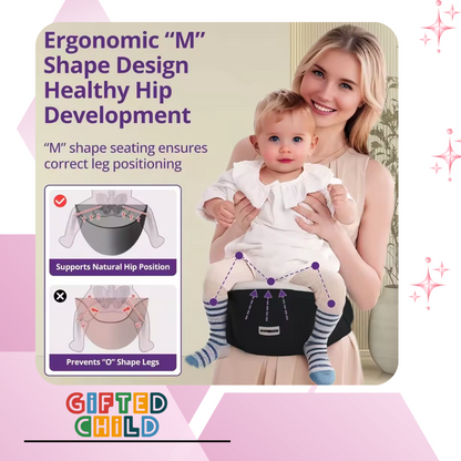 Gifted Child™ | Ergonomic Baby Carrier for Newborns and Toddlers – Breathable & Adjustable Design