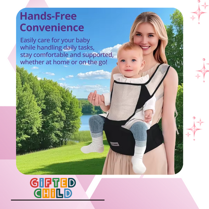 Gifted Child™ | Ergonomic Baby Carrier for Newborns and Toddlers – Breathable & Adjustable Design