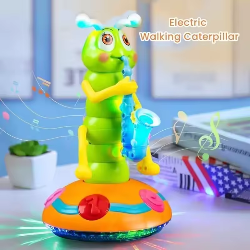 Gifted Child™ | Musical Dancing Saxophone Caterpillar Toy Electric LED