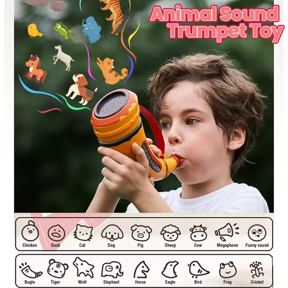 A Gifted Child™ | Animal trumpet sound toy for kids