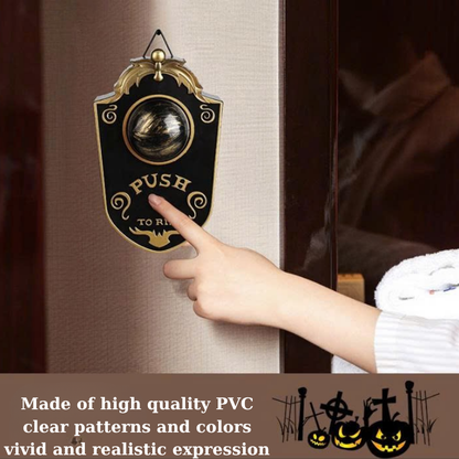 Halloween Scary Eyeball Doorbell – Light Up &amp; Spooky Sound