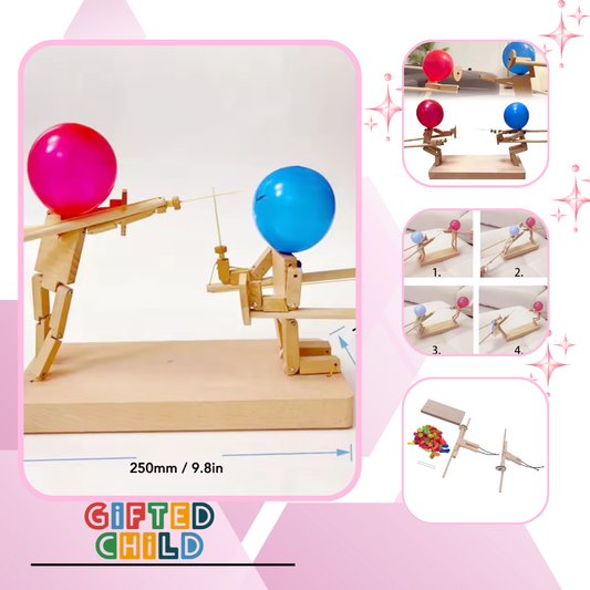 Gifted Child™ | Wooden Balloon Sword Fighting Toy