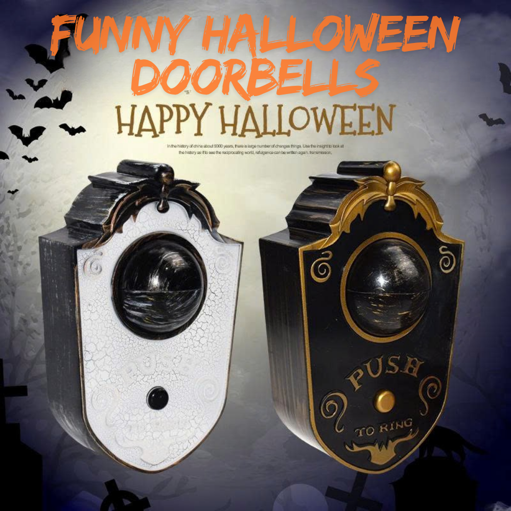 Halloween Scary Eyeball Doorbell – Light Up &amp; Spooky Sound
