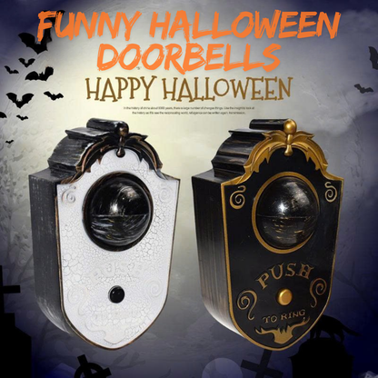 Halloween Scary Eyeball Doorbell – Light Up &amp; Spooky Sound
