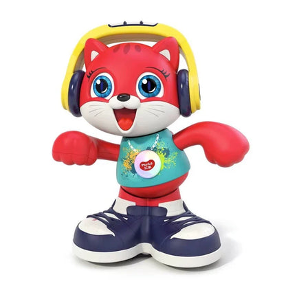 A Gifted Child™  Interactive Dancing Cat Toy – Sings, Repeats & Grooves! Perfect for Kids Ages 0-5
