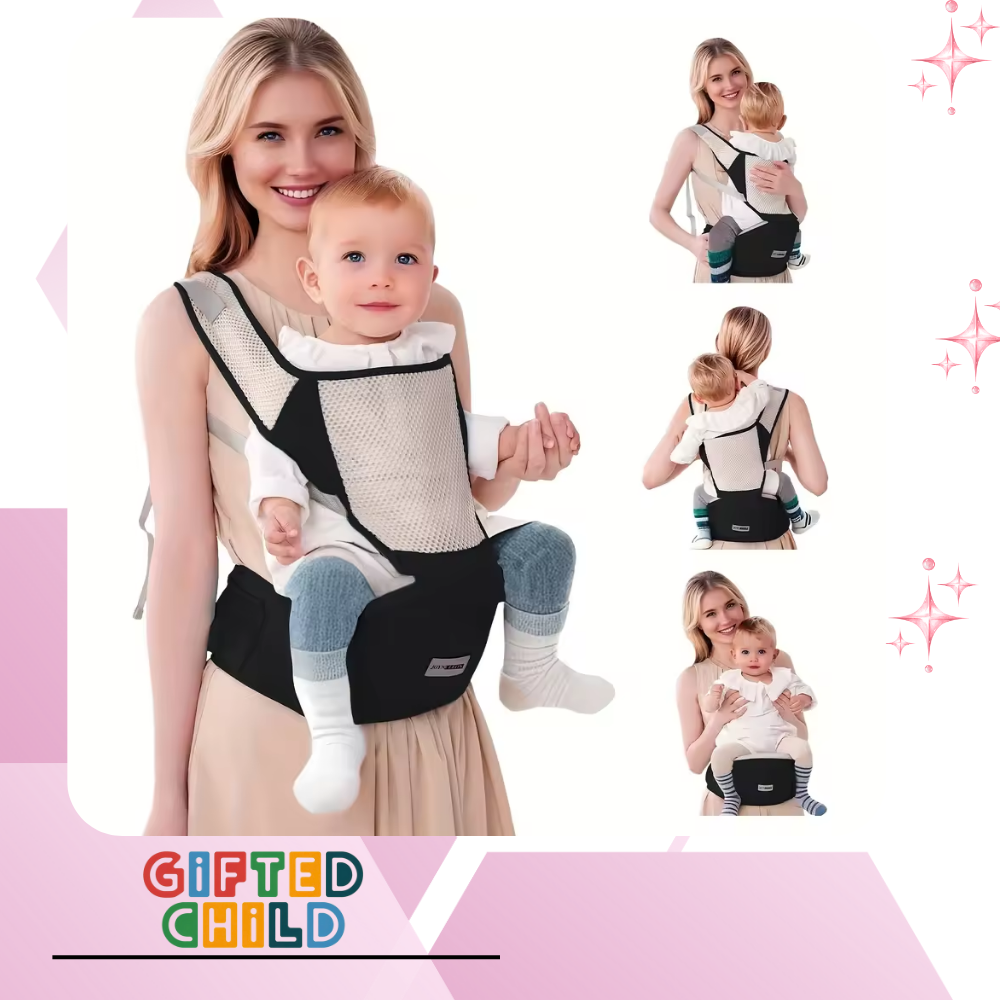 Gifted Child™ | Ergonomic Baby Carrier for Newborns and Toddlers – Breathable & Adjustable Design