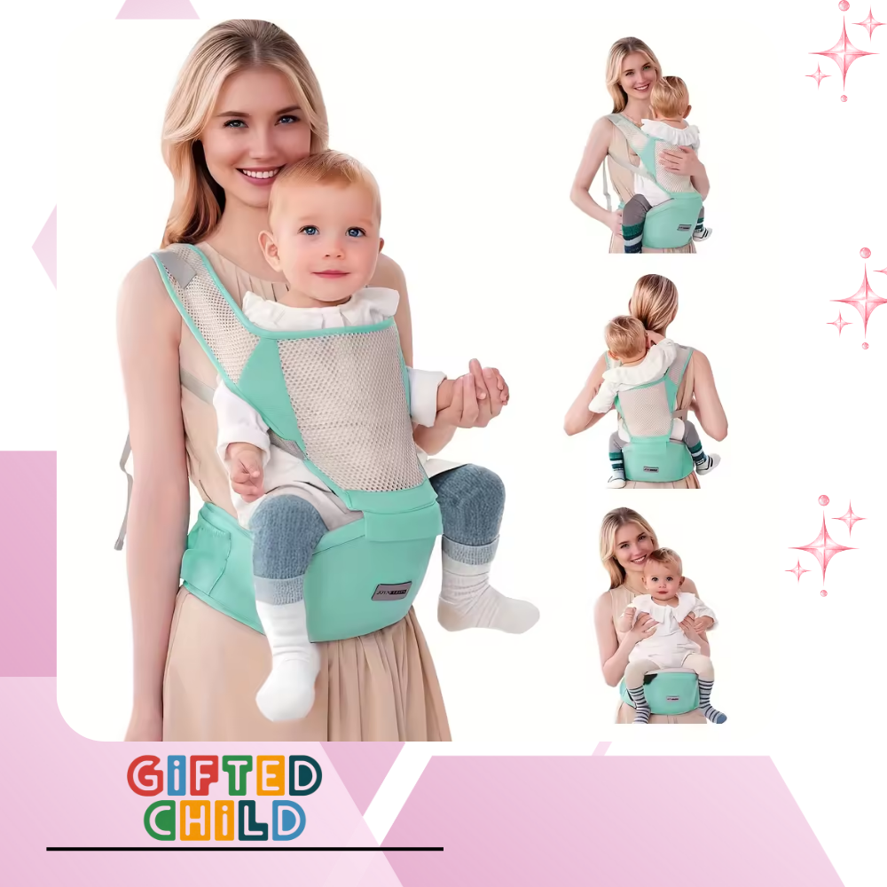 Gifted Child™ | Ergonomic Baby Carrier for Newborns and Toddlers – Breathable & Adjustable Design
