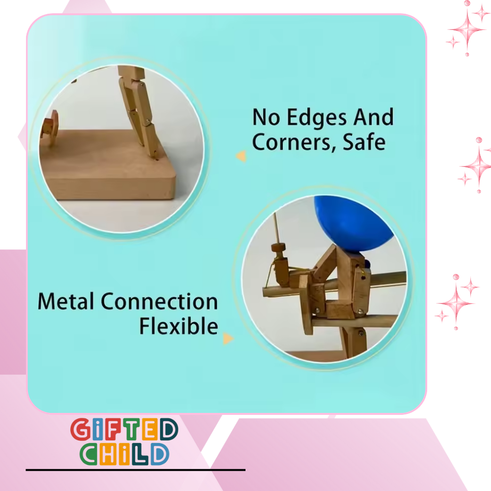 Gifted Child™ | Wooden Balloon Sword Fighting Toy