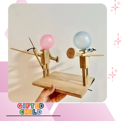 Gifted Child™ | Wooden Balloon Sword Fighting Toy