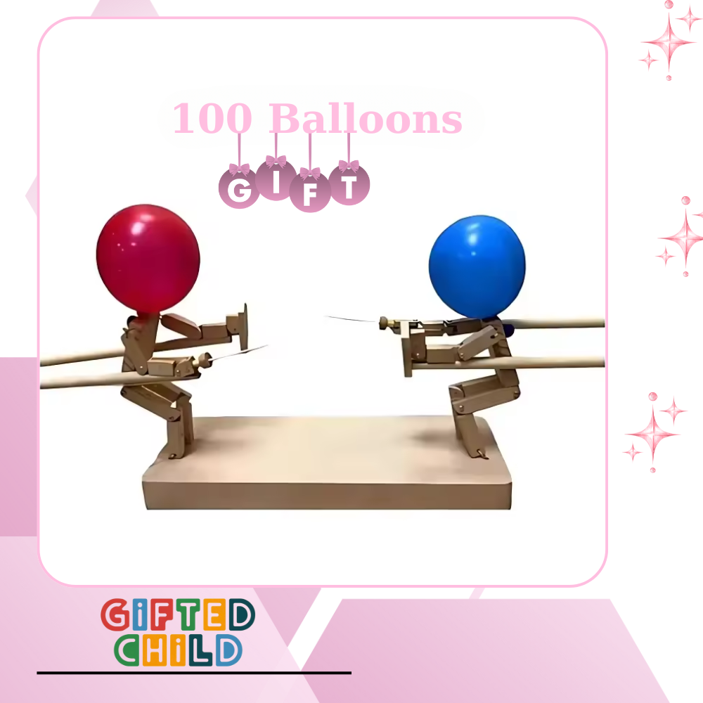 Gifted Child™ | Wooden Balloon Sword Fighting Toy