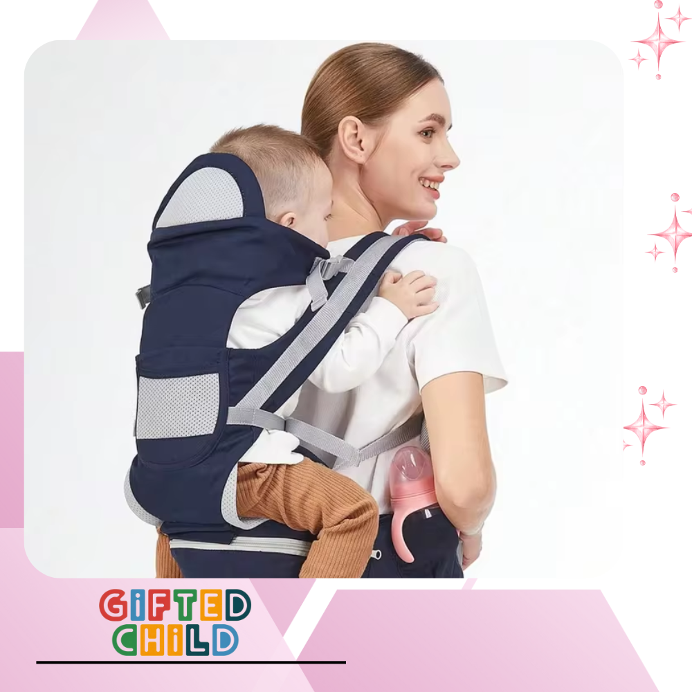 Gifted Child™ | Ergonomic Baby Carrier for Newborns and Toddlers – Breathable & Adjustable Design