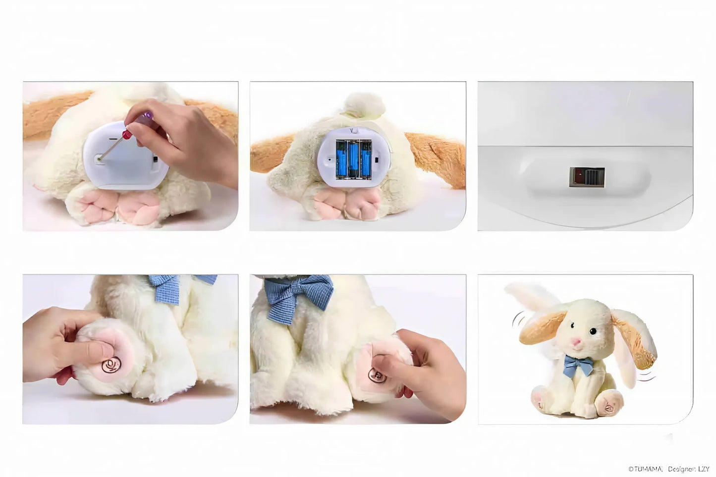 Gifted Child™ | stuffed rabbit with shaking ears, learn to speak