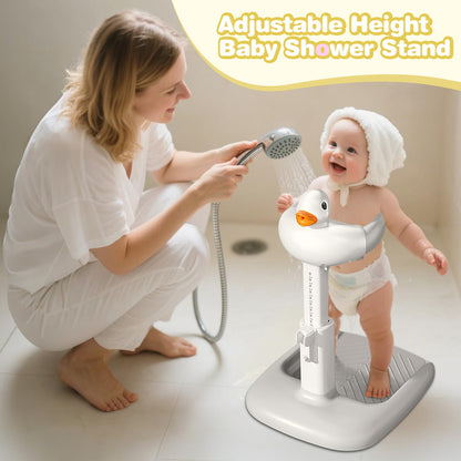 Gifted Child™ | 3-in-1 Baby Shower Tower – Safe Bath & Standing Support from Infant to Toddler