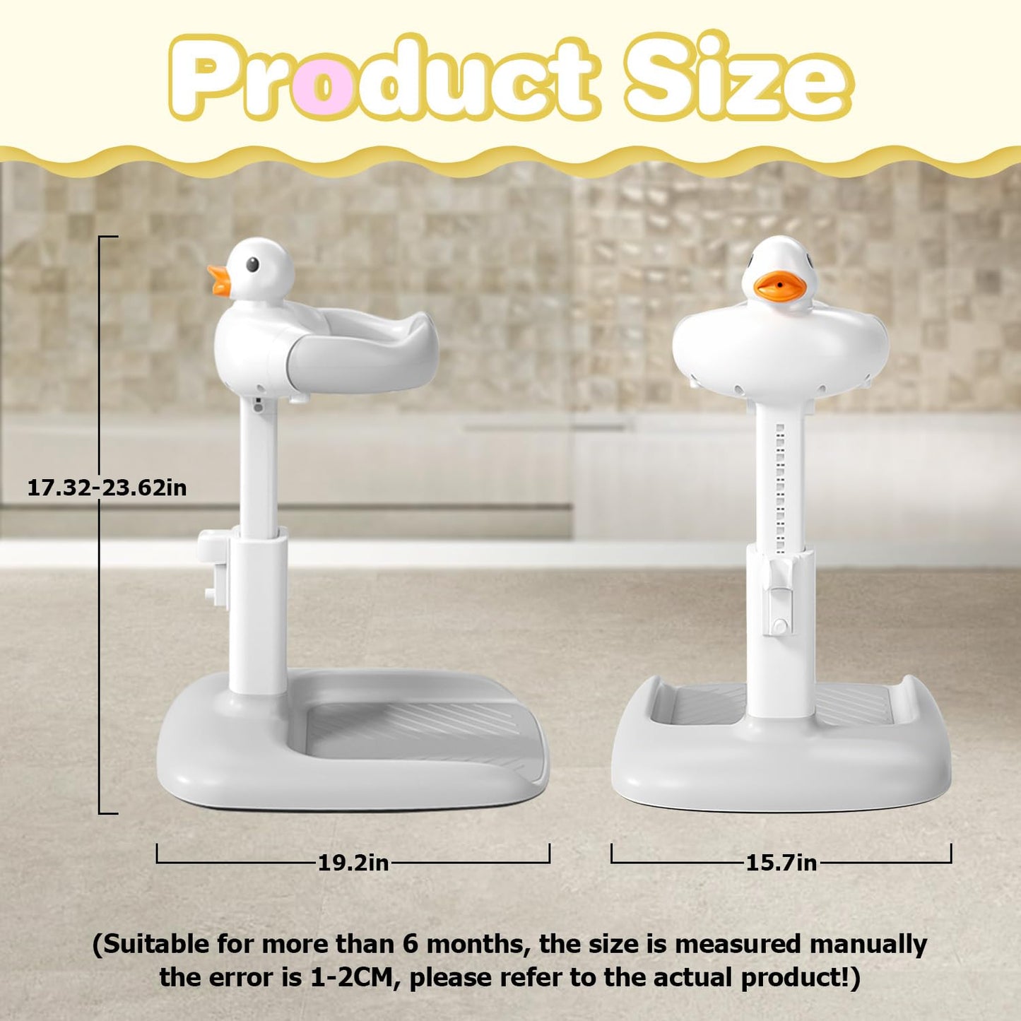 Gifted Child™ | 3-in-1 Baby Shower Tower – Safe Bath & Standing Support from Infant to Toddler