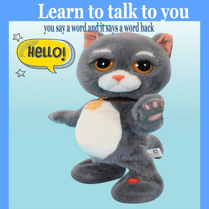 Gifted Child™ | Dancing Tom Cat Electronic Toy Talking Singing Pet Interactive Realistic