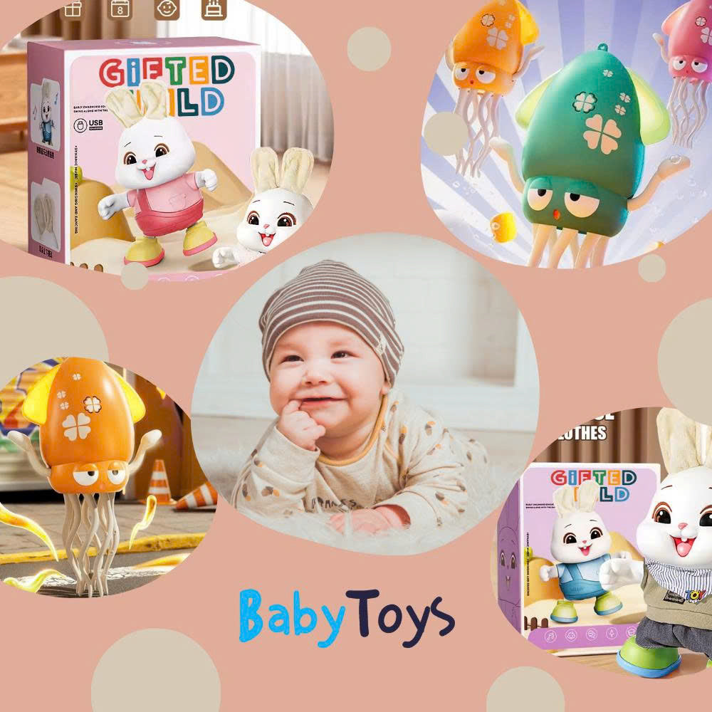 A Gifted Child™ | Creative octopus children's toy, baby bath water