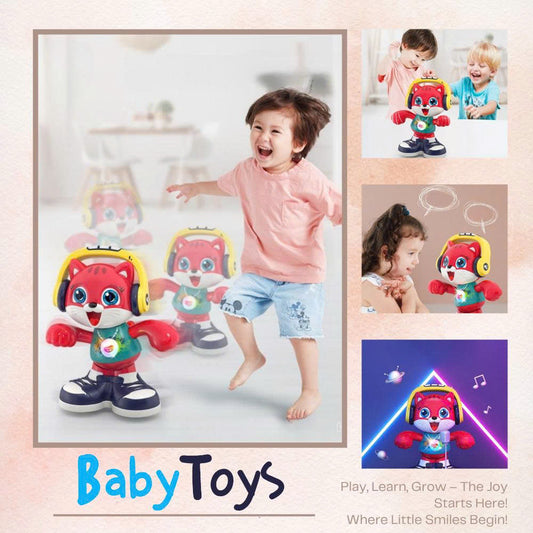 A Gifted Child™  Interactive Dancing Cat Toy – Sings, Repeats & Grooves! Perfect for Kids Ages 0-5