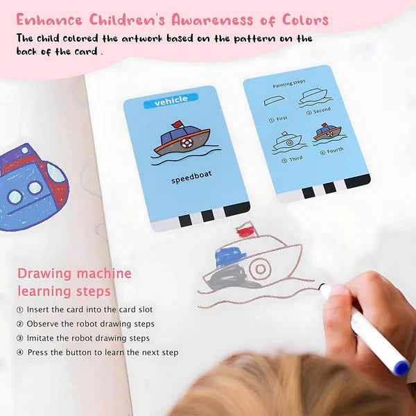 Gifted Child™ Smart Drawing Robot – Educational Sketching Toy for Kids