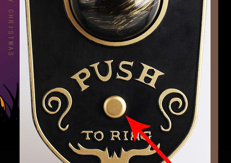 Halloween Scary Eyeball Doorbell – Light Up &amp; Spooky Sound